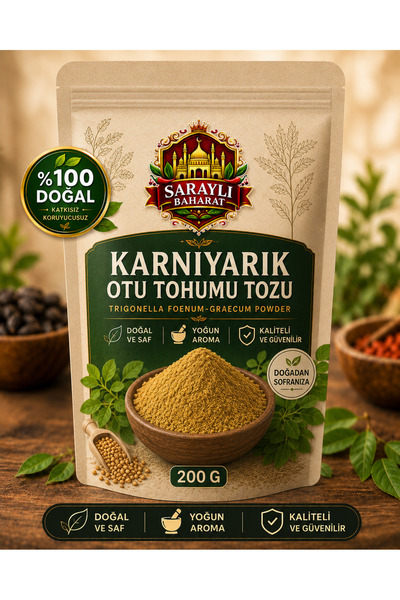 sarayli baharat 200 gr Karnıyarık Otu Tohumu Tozu Öğütülmüş