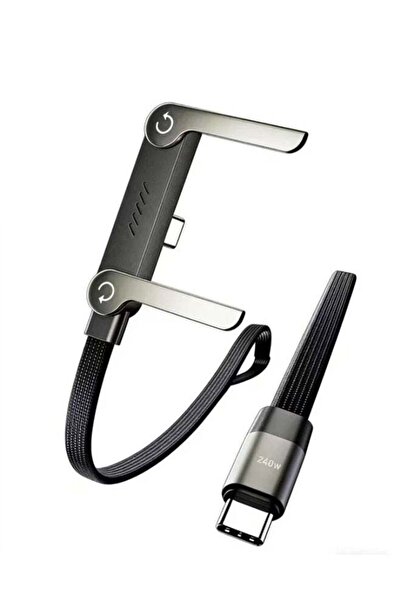 Earldom 240W T-Shaped USB-C to USB-C Charging Cable – Fast Data & Power Transfer
