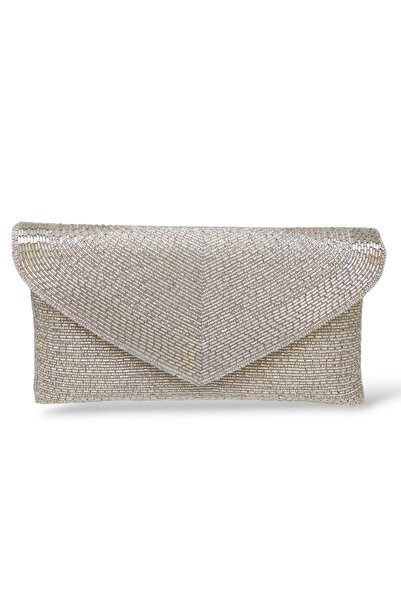 ARCAD Luxury Handmade Beaded Evening Bag with Chain Strap – Women's Party Clutch