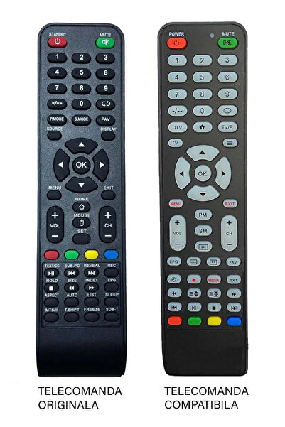 vidsel Telecomanda inlocuitoare compatibila TV DenisNetwork 3.0 (672-1)