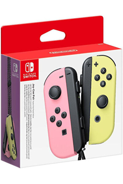 Nintendo Σετ Joy-Con Ασύρματο Χειριστήριο για Switch Ροζ / Παστέλ Κίτρινο