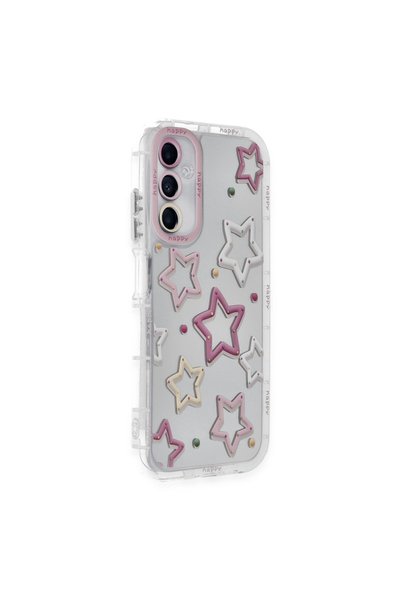TakÇalıştır Samsung Galaxy A25 5g Compatible Case with Ion Pattern Cover - Pa...