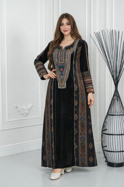 riva fashion جلابيه مخمل تراثي اريج الوان