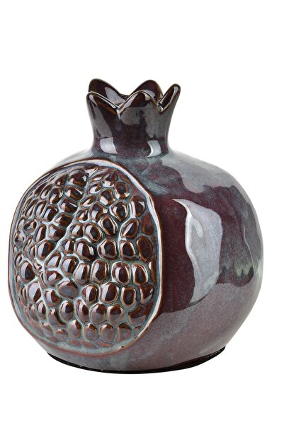 MONDEX Figurină decorativă ceramică SAGGIO Granat 12x12x13 cm Mov 1 buc.