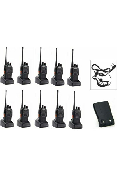 BAOFENG Ασύρματος Πομποδέκτης A1 UHF/VHF 5W χωρίς Οθόνη, Σετ 10 τεμαχίων