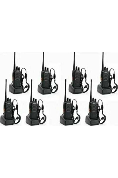 BAOFENG Ασύρματος Πομποδέκτης H1 UHF/VHF 5W χωρίς Οθόνη, Σετ 8 τεμαχίων