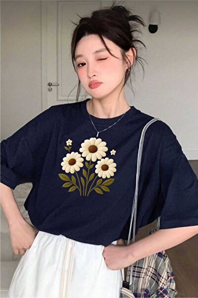 tkn your style Women's Floral Print Design Tshirt