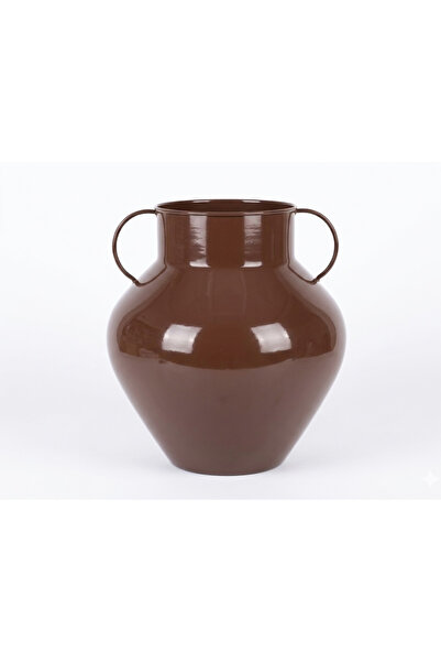 MONDEX Vază Metal ROGER 18.5x31x34 cm Ciocolată 1 buc.