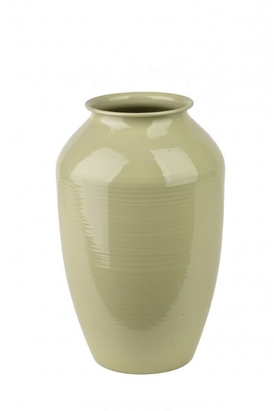 MONDEX Vază Metal ROGER 10x17x27 cm Verde Salvie 1 buc.