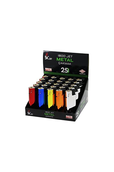 Greathings 25 Adet - KOKO-1800 ( METAL & RENKLİ ) MANYETÖLLÜ METAL CEP ÇAKMAK...