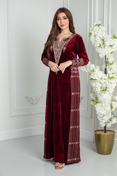 riva fashion جلابيه مخمل تراثي اسيل