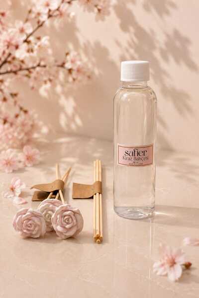 SAFİER Kiraz Bahçesi Çubuklu Oda Kokusu Yedek Kit (Refill) 150 ml – 4 Adet Ba...