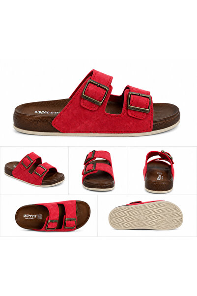 TONNY STEP Tonny Spet Dubai̇ 9 Leather Orthopedic Stylish Daily Buckle Slippers