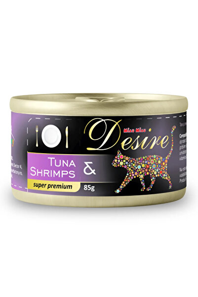 Desire Hrană umedă pentru pisici File de ton cu creveți în jeleu 85g