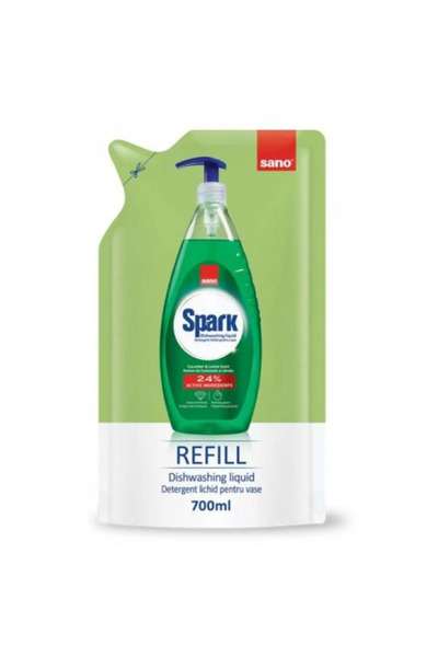Sano Rezerva Detergent Lichid pentru Vase cu Aroma de Castravete si Lamaie - ...