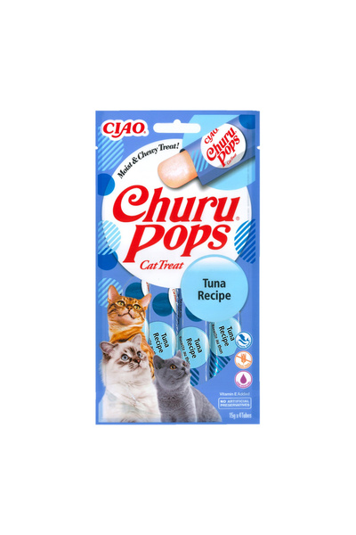 Inaba Churu Pops Tuna Cat Treats 4 x 15 g