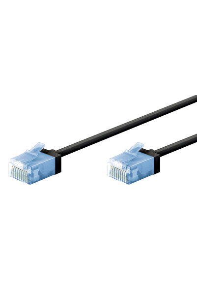 goobay καλώδιο δικτύου 74234, CAT 6A U/UTP, ultra slim, copper, 500MHz, 2m, μ...