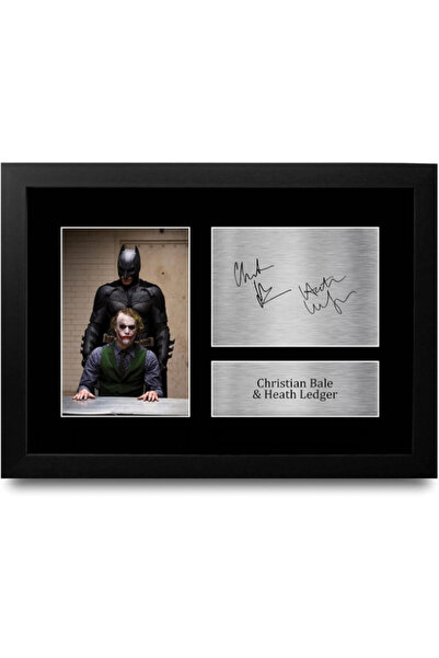 HWC Trading FR A4 Christian Bale & Heath Ledger The Dark Knight Joker Gifts P...