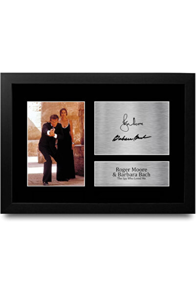 HWC Trading FR A4 Roger Moore & Barbara Bach James Bond The Spy Who Loved Me ...