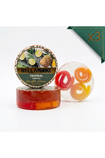 BELLAVOIX Set 3 x Săpun Tropical Beauty Soap