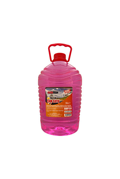 Yazlık Oto Cam Suyu 5 Litre - Sineklik, Böcek ve Reçine Sökücü Leke Karşıtı Silecek Suyu