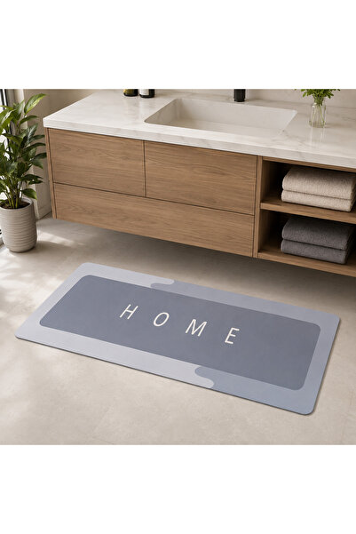 Nobera Ultra Absorbent Bath Mat with Rubber Non-Slip Base 50X120Cm – Quick-Dr...