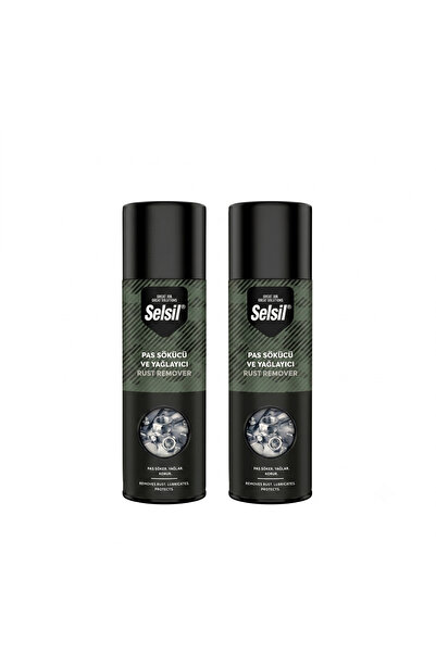 Selsil Çok Amaçlı Pas Sökücü Ve Yağlayıcı Bakım Spreyi 400 ml - 2 Adet