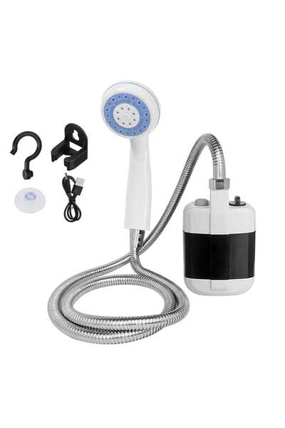 OEM Duș portabil de camping cu robinet încorporat, USB pentru interior/exterior