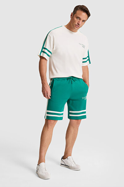 U.S. Polo Assn. Erkek Koyu Yeşil Örme Şort 50322453-VR079