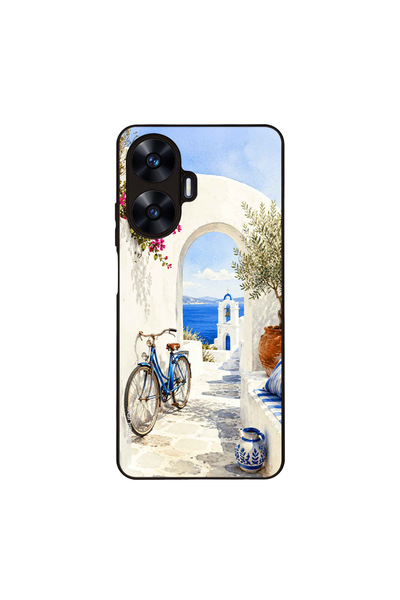 Sonique Θήκη Greek Island Muse Series για Realme C55 Πέρασμα στο Αιγαίο
