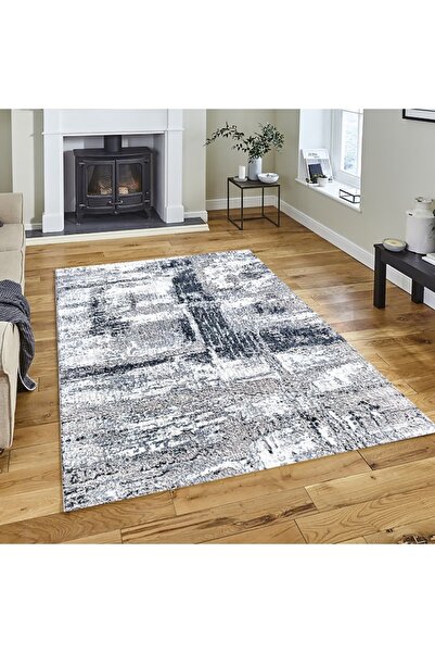 Handpicked Furniture Abstract Blue Rug, Ultra Soft Area Carpets For Bed Room,...