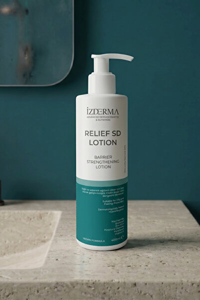 izderma Relief SD Lotion - Yağlı ve Pullanmaya Eğilimli Ciltler İçin Bariyer ...
