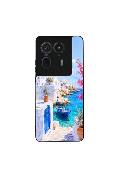 Sonique Θήκη Greek Island Muse Series για Motorola Edge 50 Ultra Αγκυροβόλι