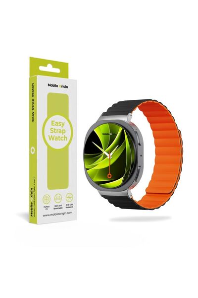 Mobile Origin Silicone Magnetic Strap for Samsung Galaxy Watch 8 40/44/46mm, ...