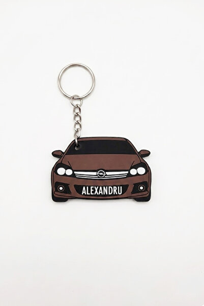 ChillOutlet Breloc Opel Astra H personalizat cu prenumele Alexandru 6,5x5cm