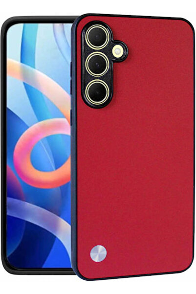 OEM Βίγκαν Κόκκινη Πίσω Θήκη (Samsung M15, Samsung F15 5G, Bodycell)