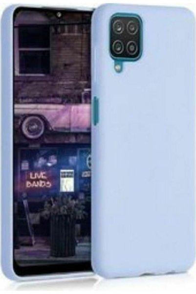 Other Sonique Υγρή Θήκη Πλάτης Σιλικόνης Ανοιχτό Μπλε (Galaxy A12) Κωδικός: 4...