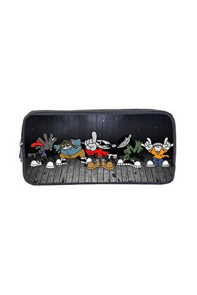 SUESS Cartoon Characters Street Style Patterned Double Compartment Pen Holder