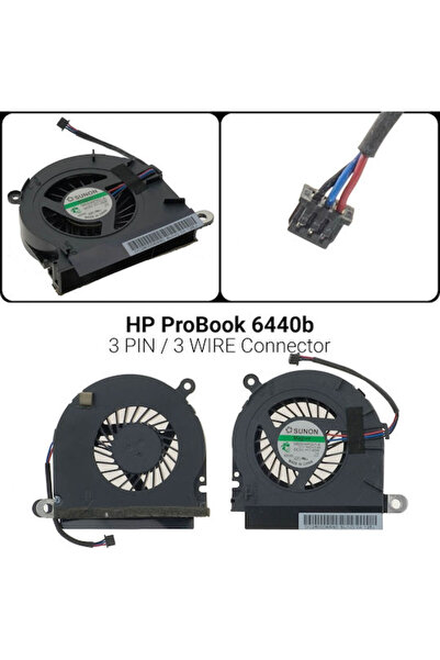 HP Ανταλλακτικός ανεμιστήρας φορητού υπολογιστή για ProBook 6440B