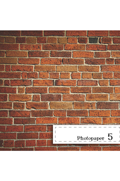 Not Applicable Hârtie foto pentru scrapbooking cu model de cărămidă
