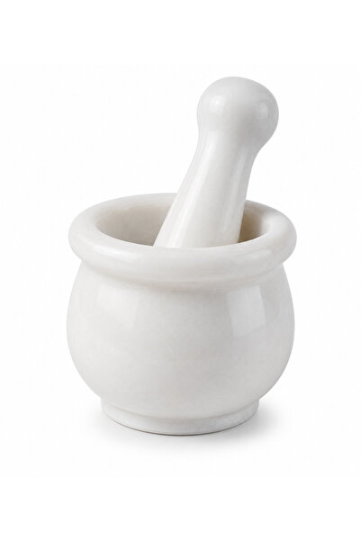 GCA MERMER TASARIM 🔥   Gca Natural White Marble Havan Set |   Professional S...