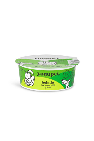 Yogupet Înghețată de iaurt cu mere, pere și kiwi, congelată, pentru câini și ...