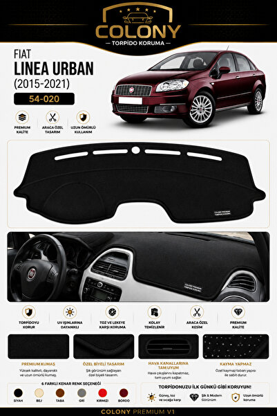 COLONY Fiat Linea Urban Torpido Örtüsü Ön Göğüs Koruma Torpido Koruma Tam Uyu...