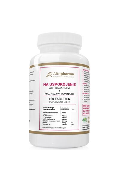 ALTO PHARMA Na Uspokojenie Ashwaganda 120 Tablete