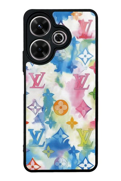 Spoyi Xiaomi Redmi 13 4g Colorful Lv Design Glossy Phone Case