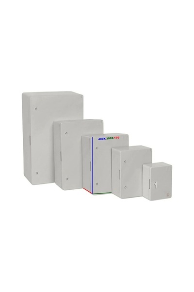 Tongün 400x300x170 Abs Plastik Taban Saclı Pano (BOŞ)