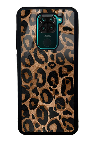 Spoyi Xiaomi Redmi Note 9 Leopar Tasarımlı Glossy Telefon Kılıfı
