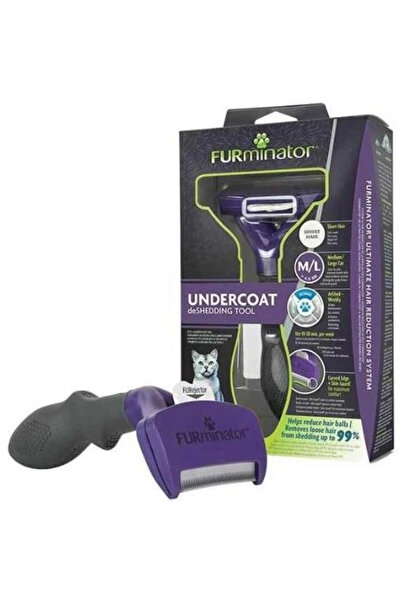 Furminator Kedi Tarağı -Uzun Tüylü Kediler için L