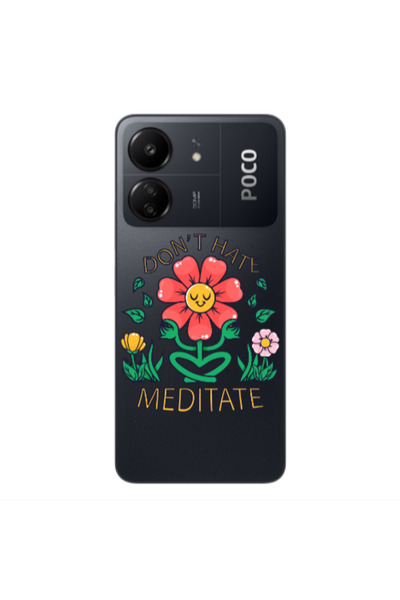 Other Xiaomi Poco C65 Meditate Transparent Silicone TPU Θήκη