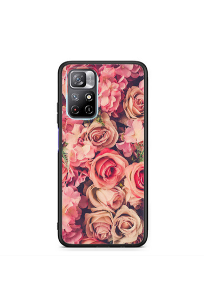 Other Xiaomi Poco M4 Pro 5G Bud Roses Black Glossy Θήκη